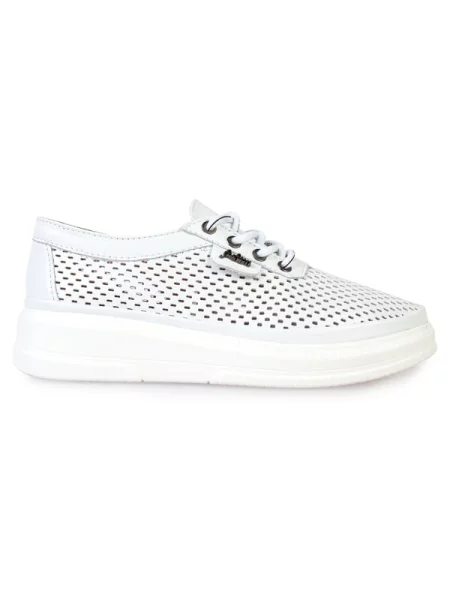 Кожаные кеды Modamilano белые