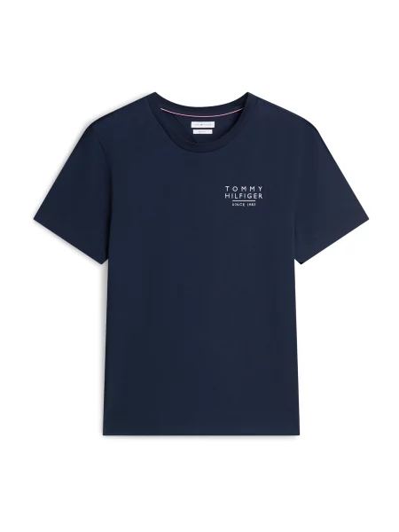TOMMY HILFIGER Tricou AMERICANA albastru închis / roșu alb