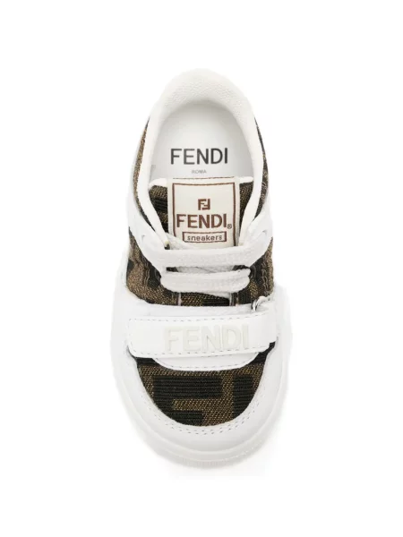 Sneakersy dziecięce Fendi białe
