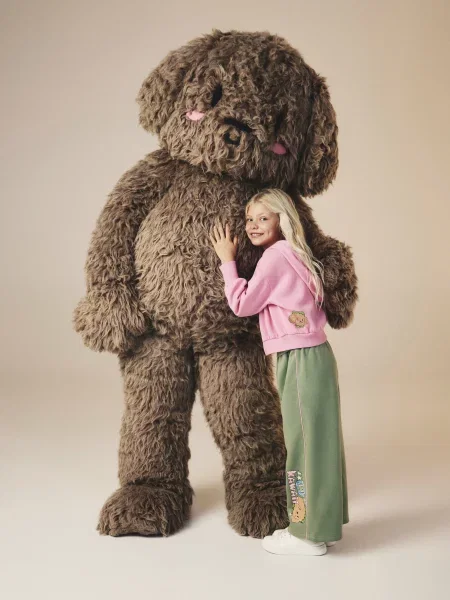 Reserved Спортивні штани з принтом Boffie & Poko світло-зелений зелені