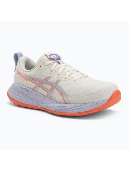 Încălțăminte de alergare pentru bărbați ASICS Gel-Cumulus 27 Tokyo cream/edo purple violet