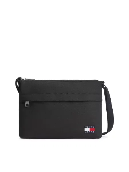 Tommy Jeans Geantă de umăr ESS roșu cireș alb negru