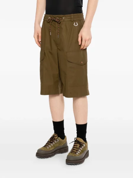 Șnur de strângere pantaloni scurți cargo Moncler verde