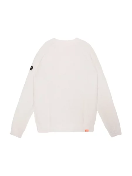 Dzianinowy sweter Suns biały