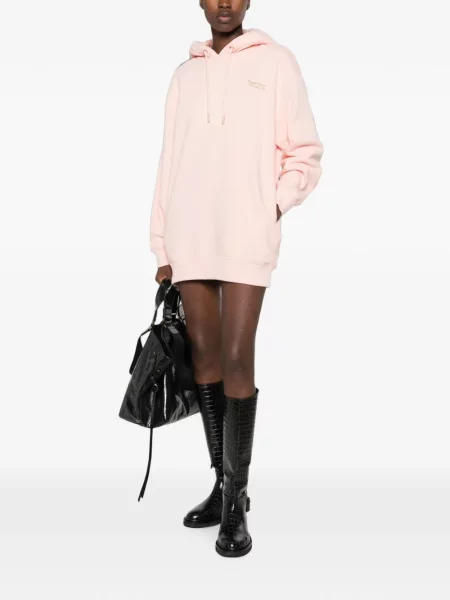Rochie mini Superdry cu broderie roz