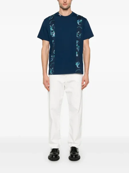 Тениска Versace Jeans Couture синьо