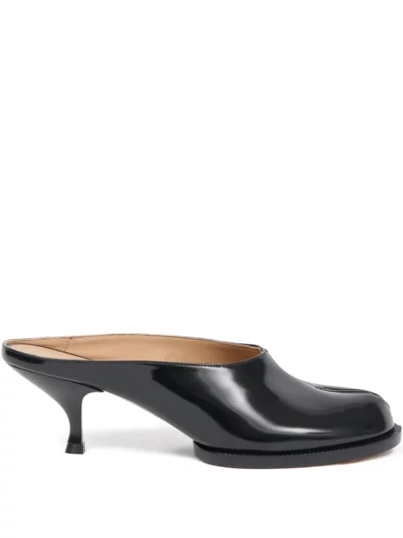 Papuci tip mules Maison Margiela din piele negru