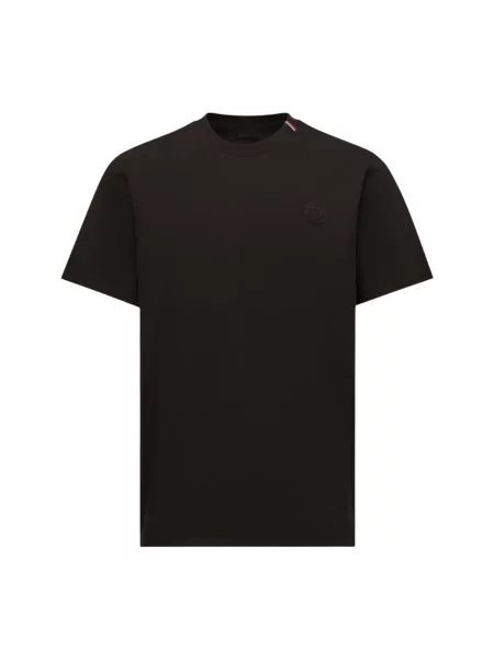 Koszulka Moncler z logo czarna