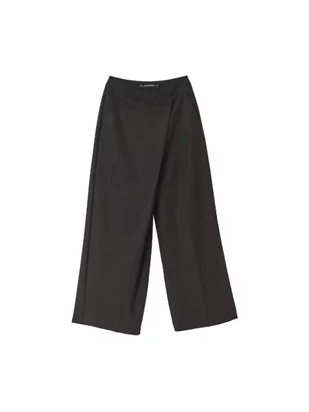Spodnie Karl Lagerfeld kopertowe czarne