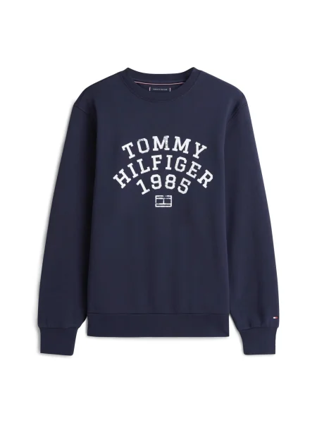 TOMMY HILFIGER Tréning póló tengerészkék fehér