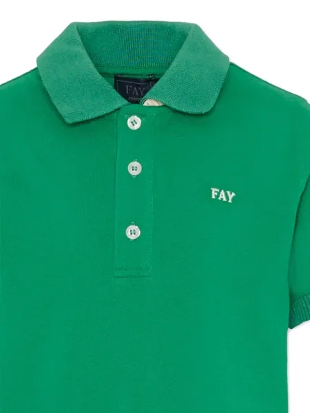 Koszulka polo dziecięca Fay zielona