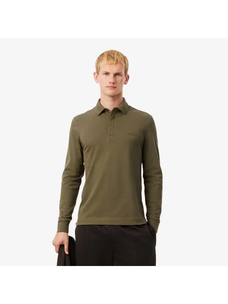Поло Lacoste красное