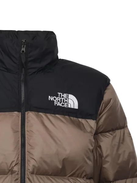 Яке The North Face с качулка кафяво