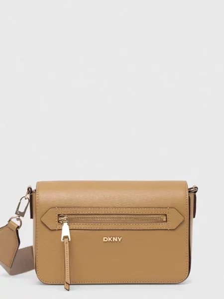 DKNY bőr táska bézs