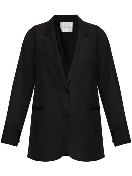 Sacou Forte_forte din țesătură twill negru