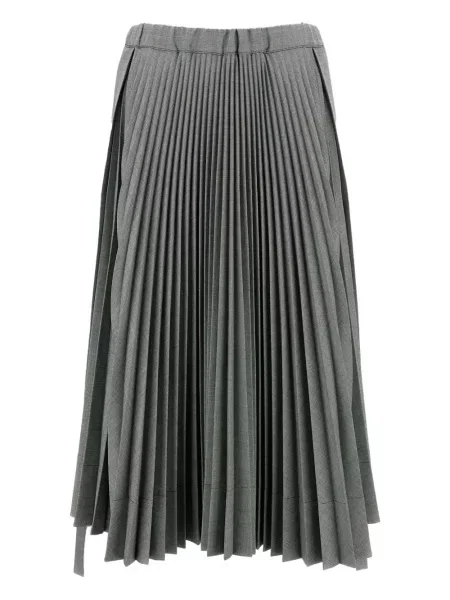 Fusta plisata Plan C plisată gri