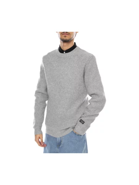 Sweter Levi's wełniany szary