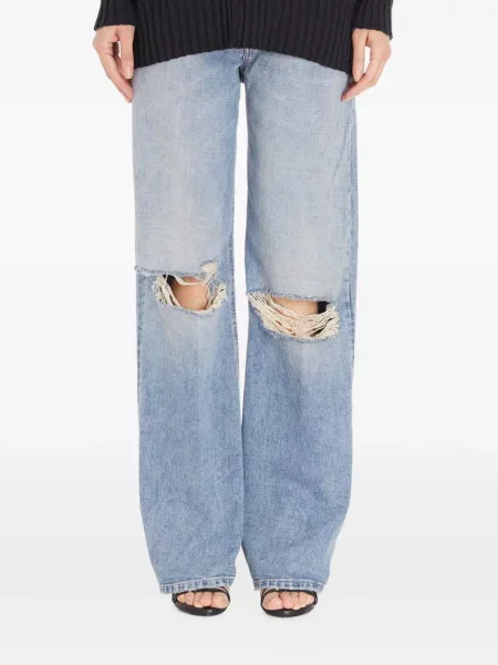 Blugi Dondup rupți albastru