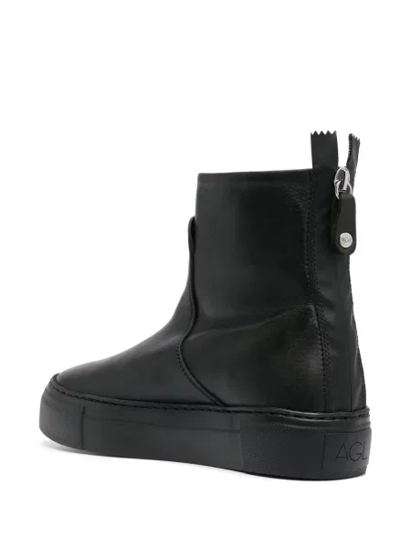 Cizme scurte Agl din piele negru