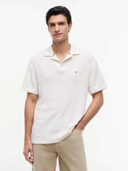 TOMMY HILFIGER Pulover alb