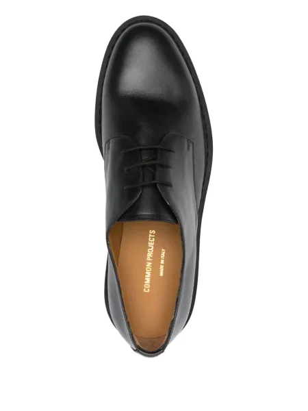 Pantofi derby Common Projects cu șireturi din piele negru