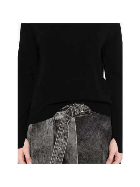 Sweter Twinset z długim rękawem czarny