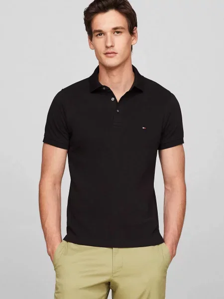 Поло Tommy Hilfiger чорне