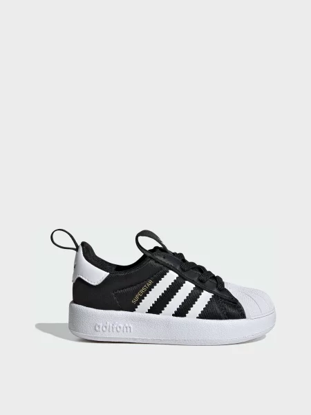 Дитячі Кеди низькі adidas комбінований верх чорний