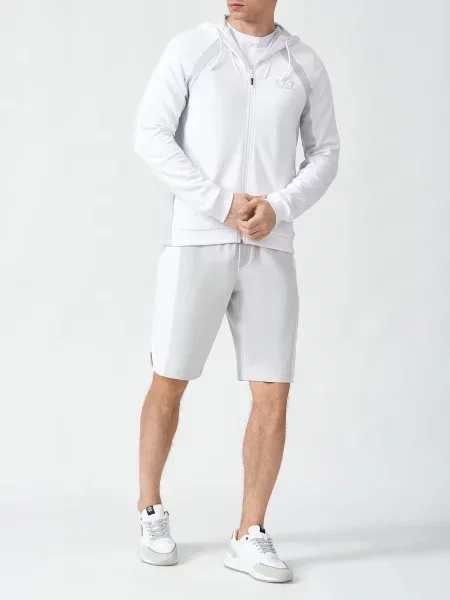Спортивна кофта Ea7 Emporio Armani біла