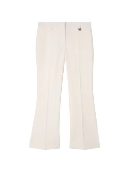Decupat pantaloni Burberry de lână evazate