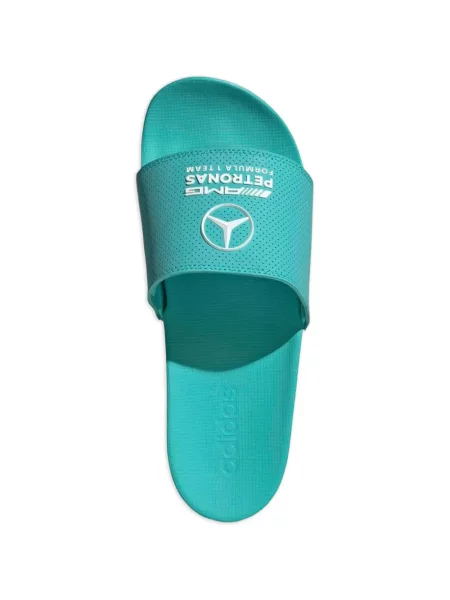 Șlapi Adidas Cloudfoam cu șireturi din dantelă cu perforații gri