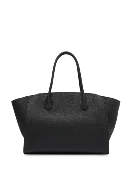 Geantă shopper The Row din piele negru