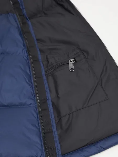 Пуховик The North Face ретро синий