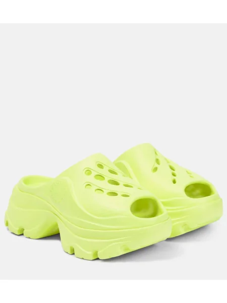 Sandale Adidas By Stella Mccartney cu platformă galben