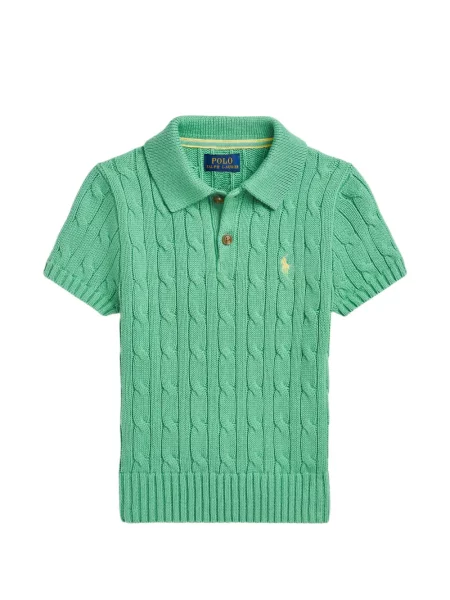 Koszulka polo dziecięca Polo Ralph Lauren zielona