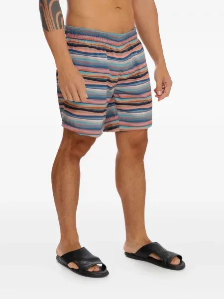 Pruhovaný spodní díl plavek Amir Slama modrý