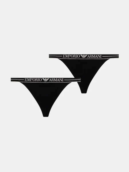 Tanga Emporio Armani Underwear černá