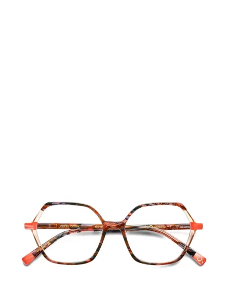 Ochelari de soare Etnia Barcelona cu imprimeu geometric portocaliu