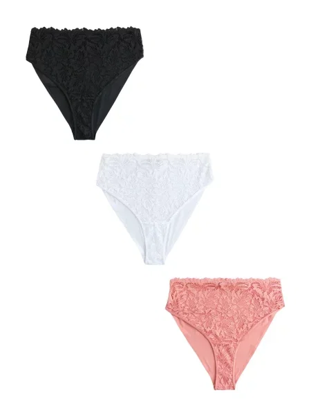 Next Slip portocaliu somon / negru alb