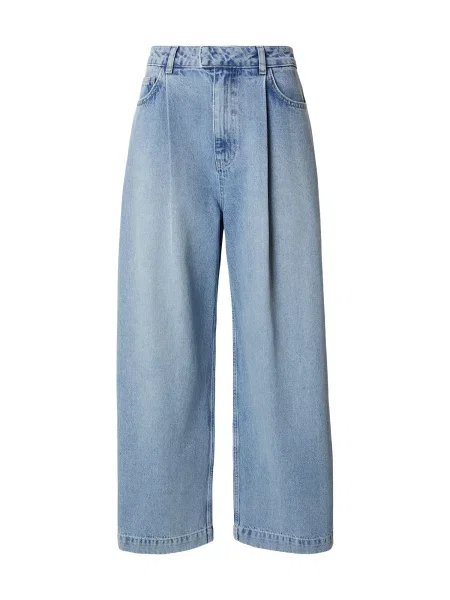 KAVAZI Pantaloni cu cute albastru