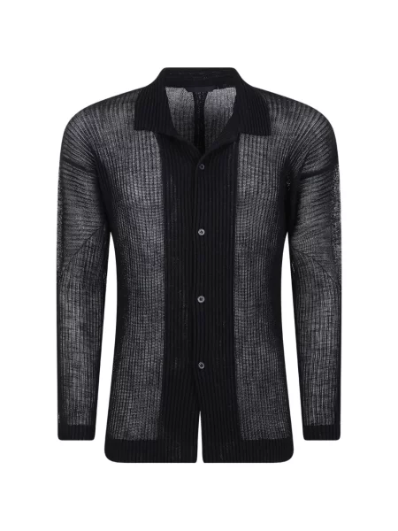 Mrežasta košulja Homme Plissé Issey Miyake crna
