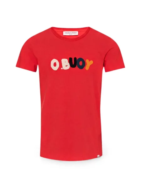 Tricou Orlebar Brown cu imagine roșu
