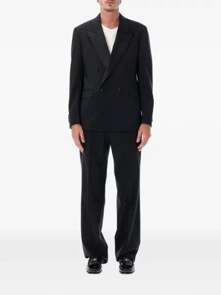 Costum Lardini cu două rânduri de nasturi negru