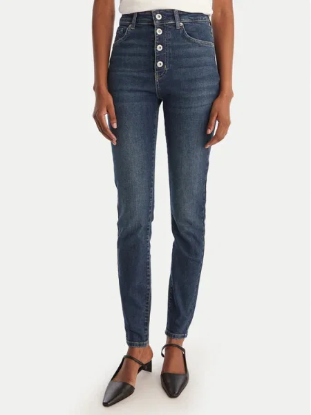 Karl Lagerfeld Jeans Blugi Bleumarin Skinny Fit