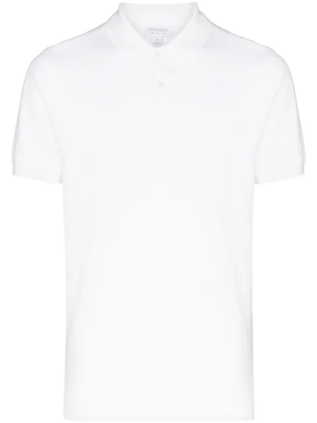 Tricou polo Sunspel alb