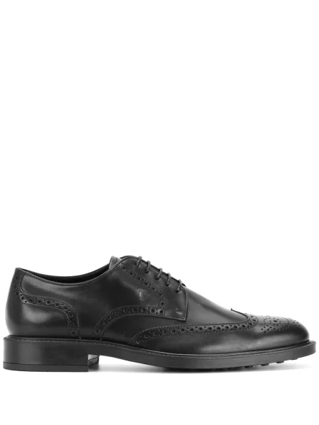 Brogues Tod's cu șireturi din dantelă negru