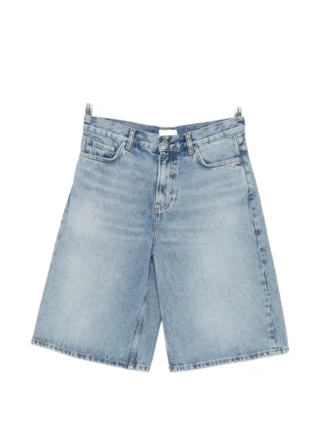 Pantaloni scurți din denim Toteme albastru
