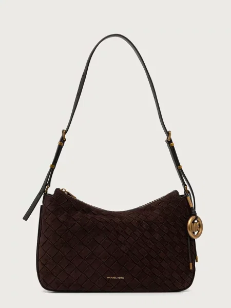MICHAEL Michael Kors geantă pentru femei din piele întoarsă NOLITA maro