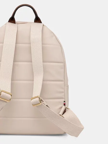 Tommy Hilfiger Plecak Popette Dome Backpack Écru beżowy