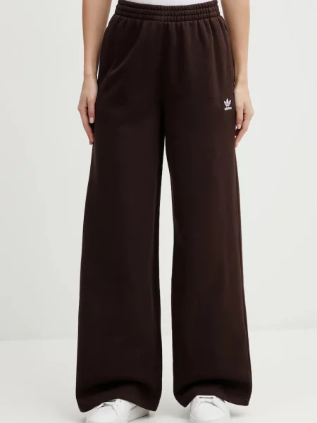 Pantaloni de trening adidas Ess Wl Pant Fl Auco XS maro